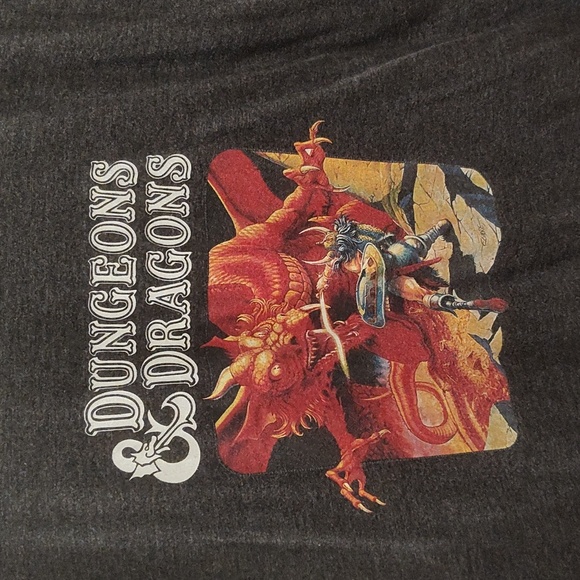 Dungeons and Dragons tshirt | Size Large | heather gray/grey - Picture 2 of 2